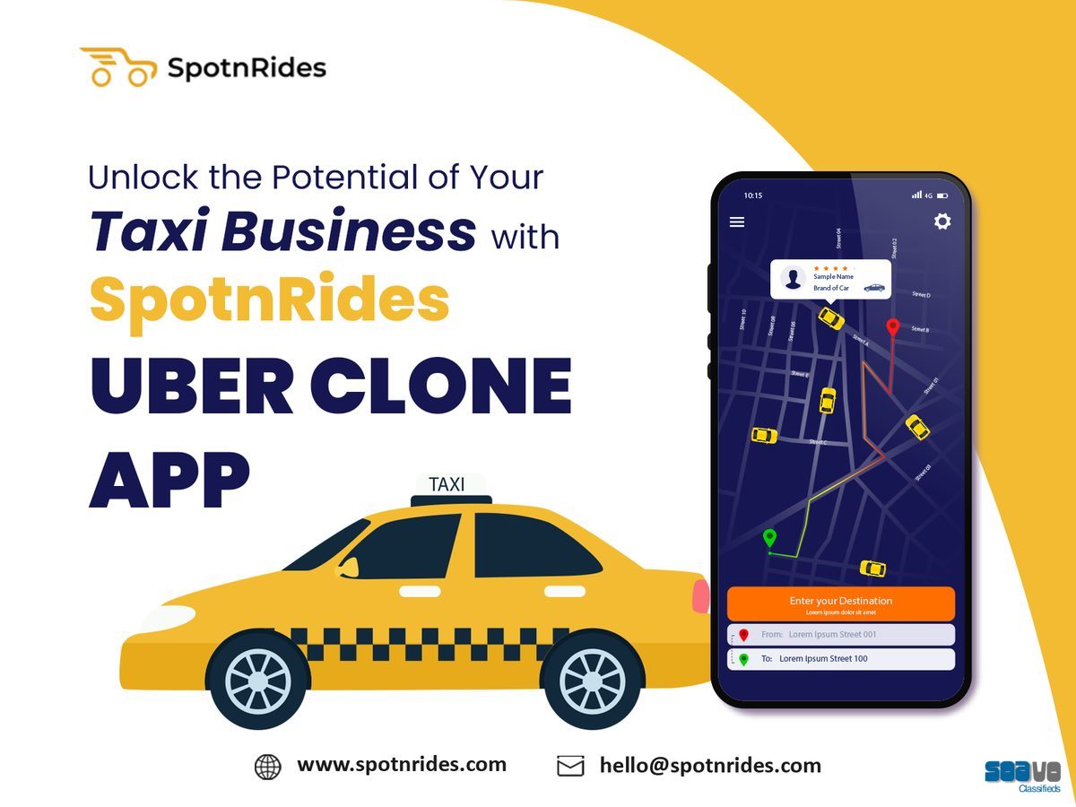 SpotnRides Uber Clone App – Scalable Taxi Booking Solution