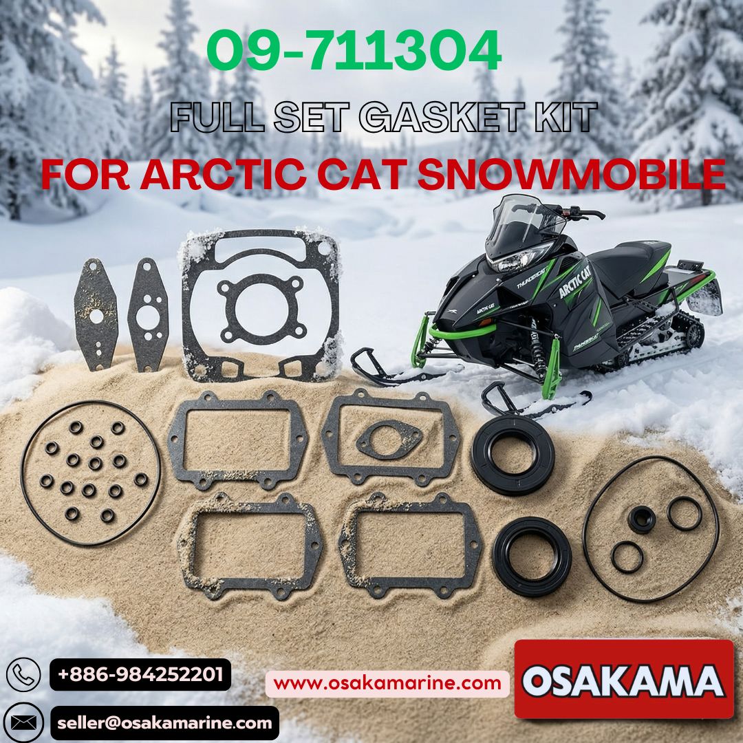 Arctic Cat 600 Full Gasket Kit 09-711304 – Snowmobile Engine Rebuild Seal Kit