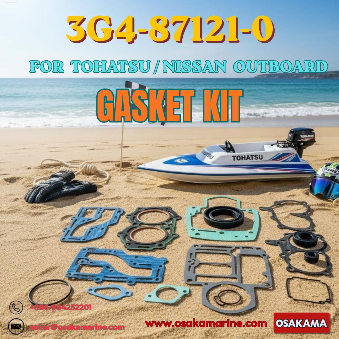 3G4-87121-0 Tohatsu Nissan Outboard Gasket Kit